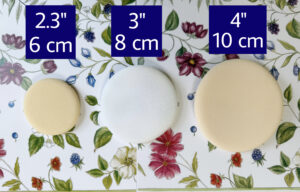 Sponge Small Round 2.3''  (6cm)