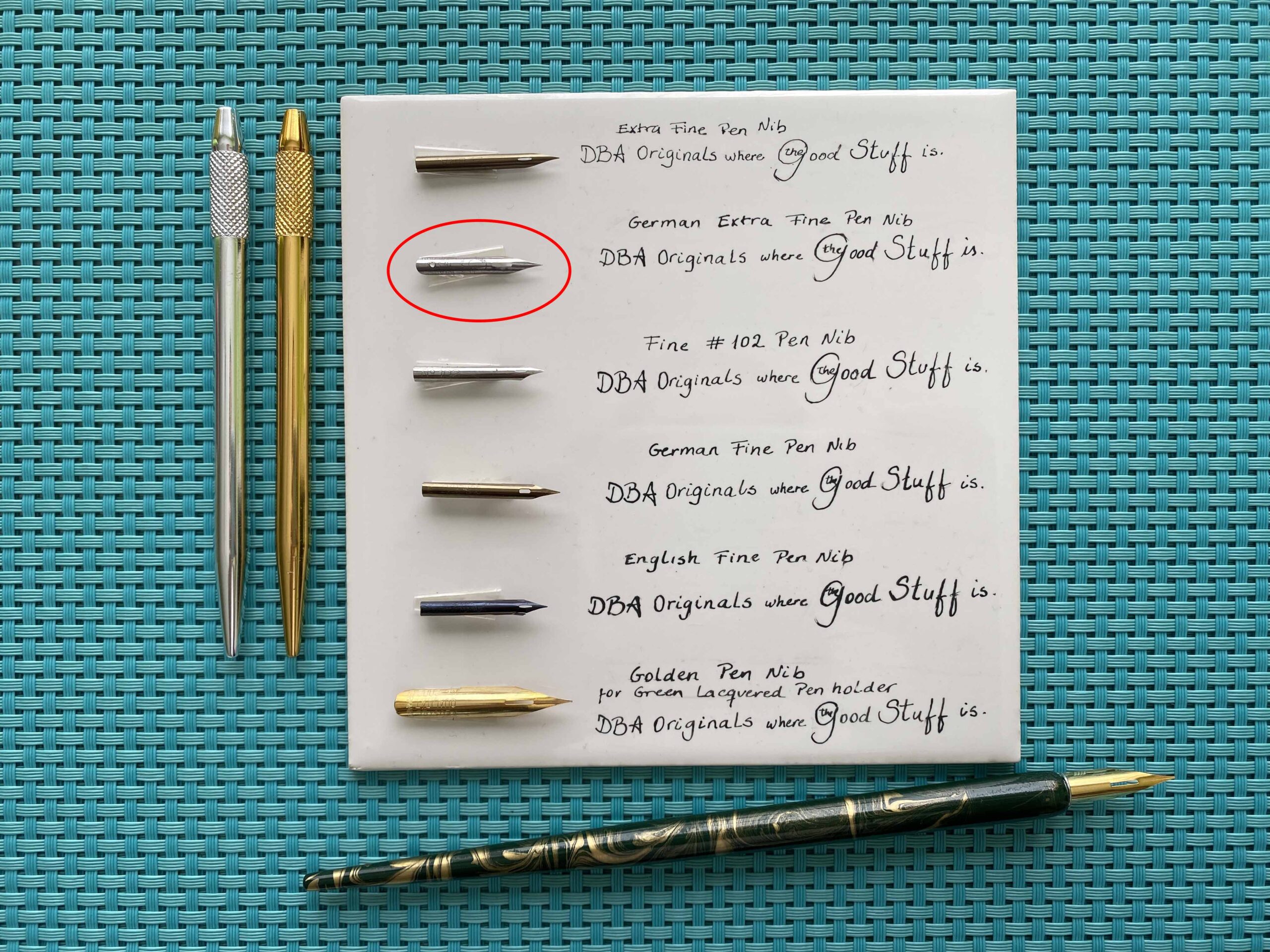 German Extra Fine Pen Nibs DBA Originals