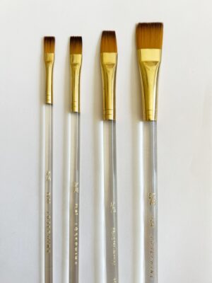 Flat Extra Fine Synthetic Acrylic Handle #8 (3/8'')