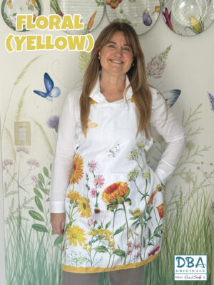 Floral Apron Yellow