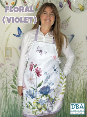 Floral Apron Violet